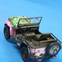 1/20　痛車「ガールズ＆パンツァー」1/4トン4×4トラック